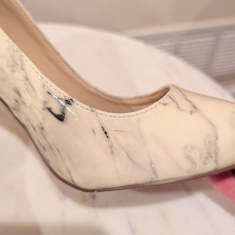 Marble Pattern Heels - Picture 2 of 6